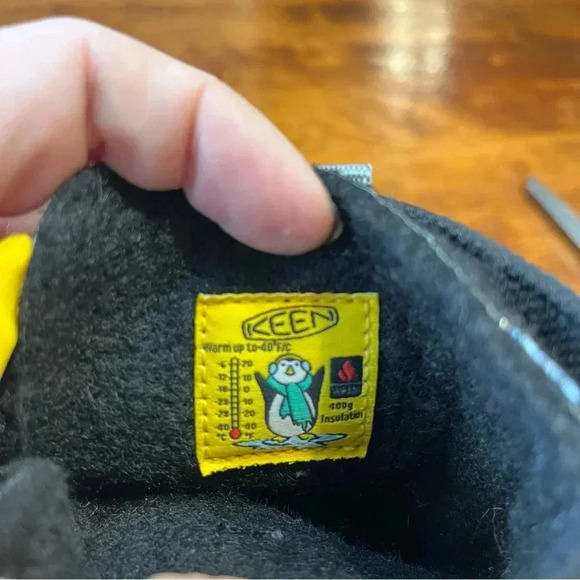 Keen Y Luni Boot II Waterproof Youth Toddler size 8 black gray - Picture 10 of 10